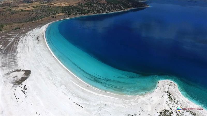 Salda lake Pamukkale from Belek