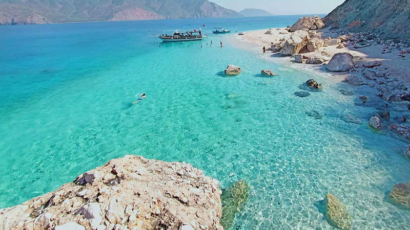 Turkse Maldiven eiland Suluada van Belek